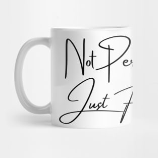 Not Perfect Just Forgiven Mug